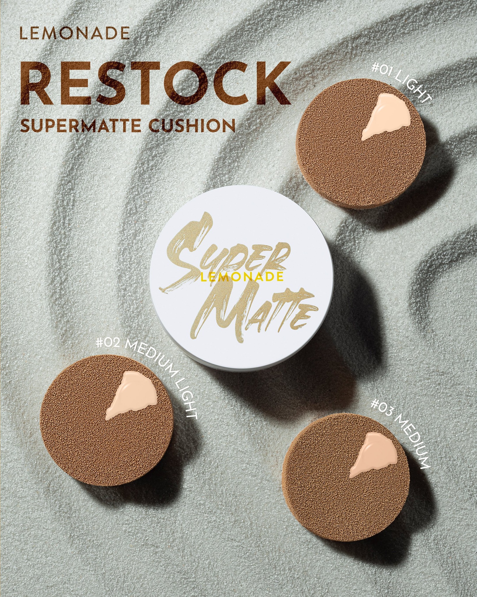 Phấn nước kiềm dầu Lemonade Supermatte Cushion 15g
