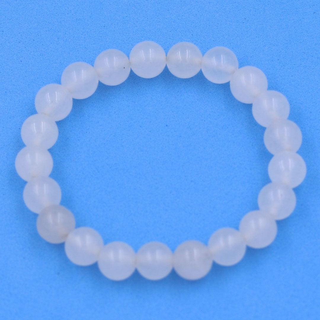 Bracelet quartz stone 8 MM 21 beads
