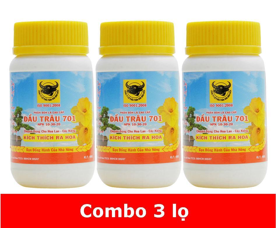 Combo 3 chucks NPK 701 head fertilizer extract tank-100g x3 quaerat nut 701