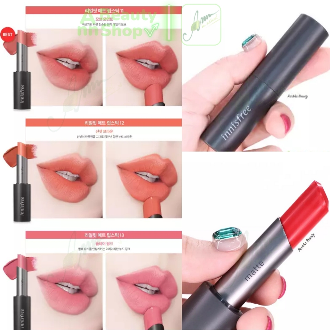 Son thỏi Innisfree Real Fit Matte Lipstick