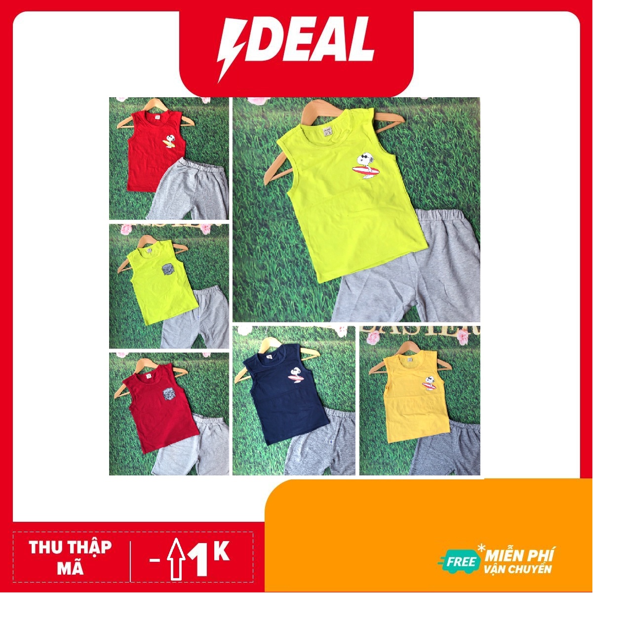 Đồ bộ bé trai size đại từ 21kg - 36kg