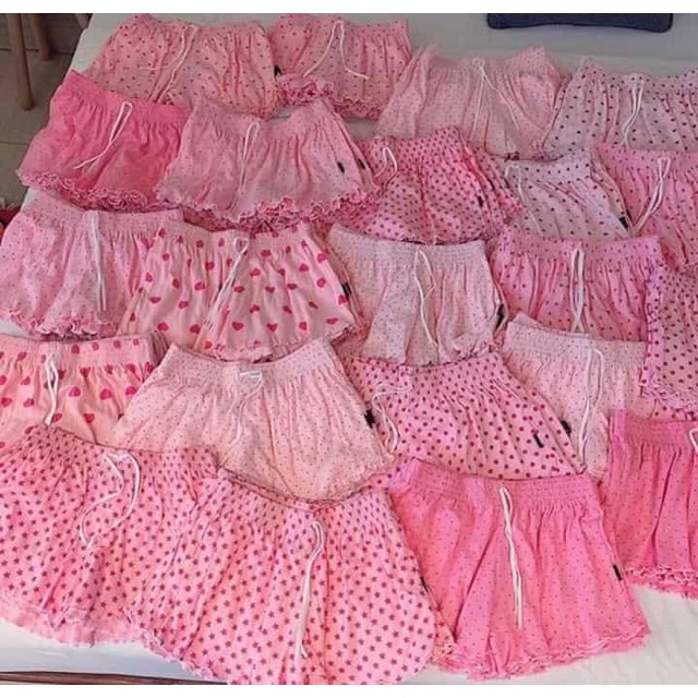 Quần Short Cotton Chấm Bi HỒNG Cute