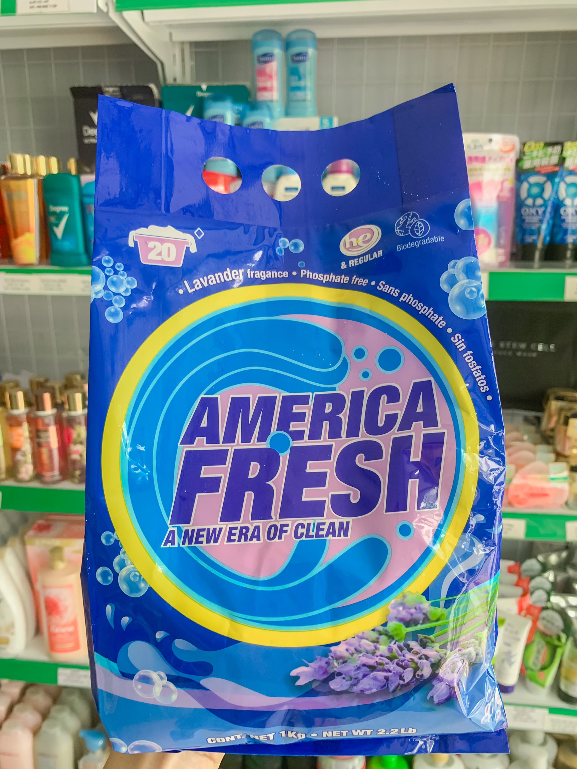 Bột Giặt America Fresh 1kg Của Mỹ
