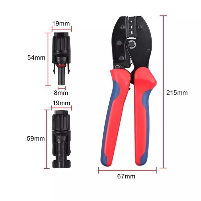 Combo Bộ Kiềm bấm cos năng lượng mặt trời MC4