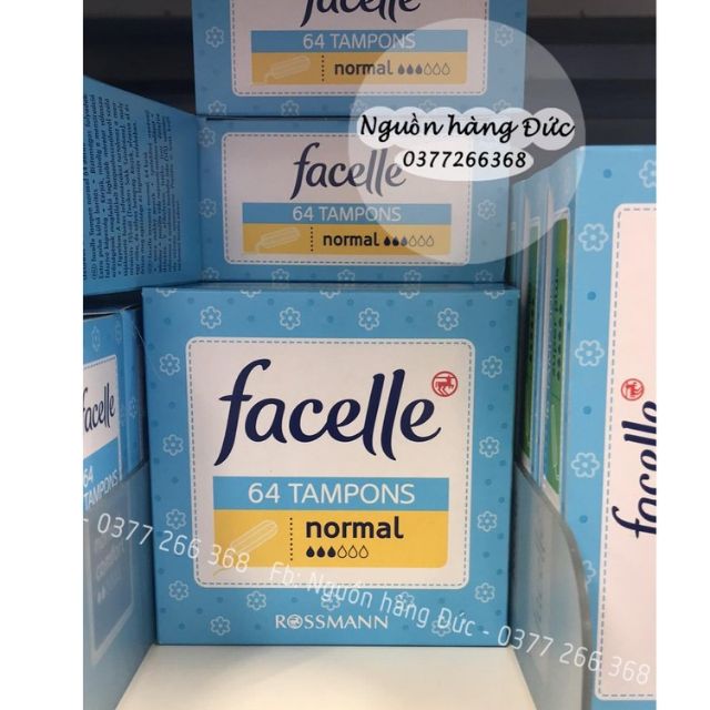 BĂNG VỆ SINH TAMPON FACELLE ĐỨC ĐỦ SIZE