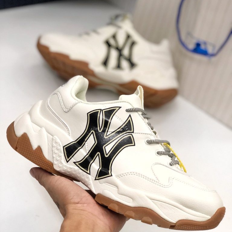 Giày Sneaker ML.B Boston Chữ W đế Màu Nâu ( Giày Thể thao Nam nữ M.L.B)