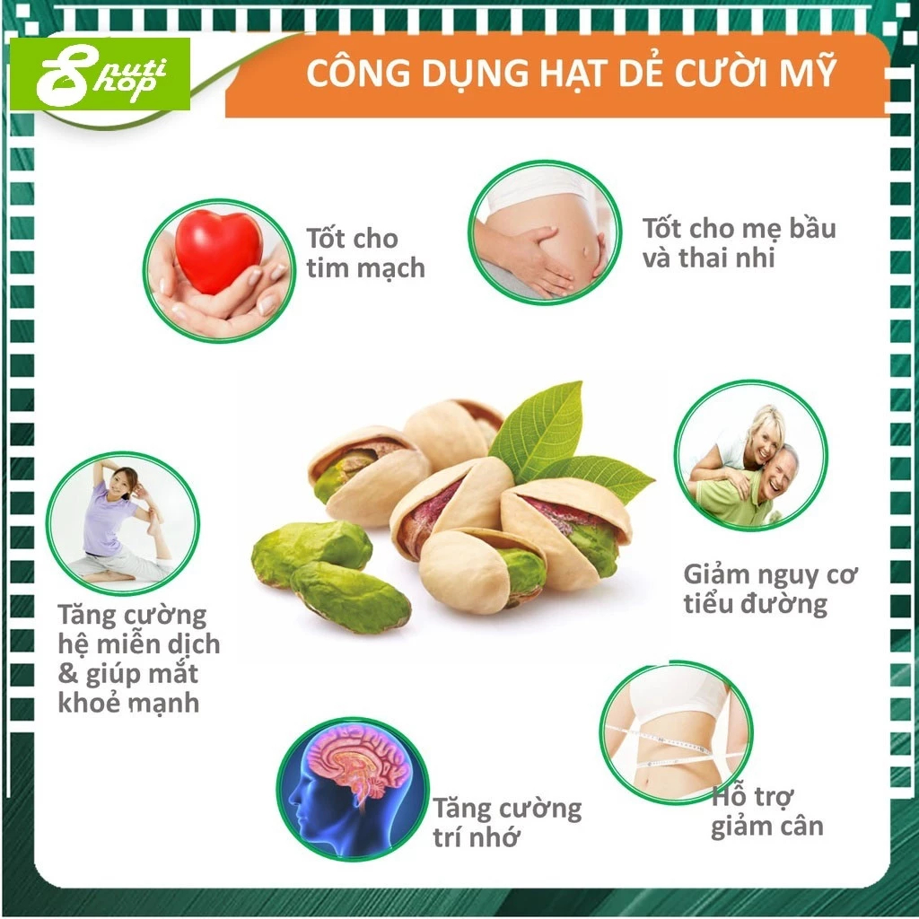 [CHUẨN LOẠI NGON] Hạt Dẻ Cười Úc Mourad's Chuẩn Nhập 100% Hàng Ngon Loại 1 KHÔNG TẨY (500g)