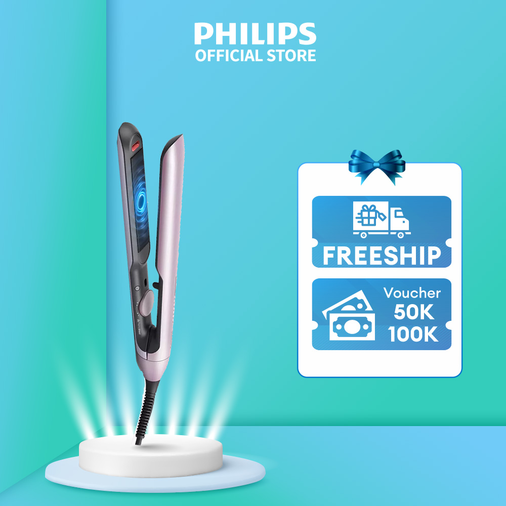 Máy ép tóc, duỗi tóc, uốn tóc Philips BHS530 - Tạo nhiều kiểu tóc - Bảo về tóc tránh hư tổn do nhiệt, bảo hành chính hãng 2 năm