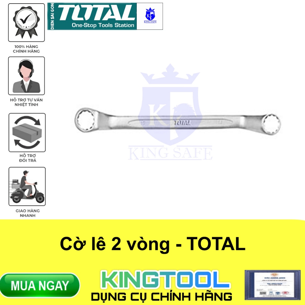 Cờ lê 2 vòng total - hàng chính hãng