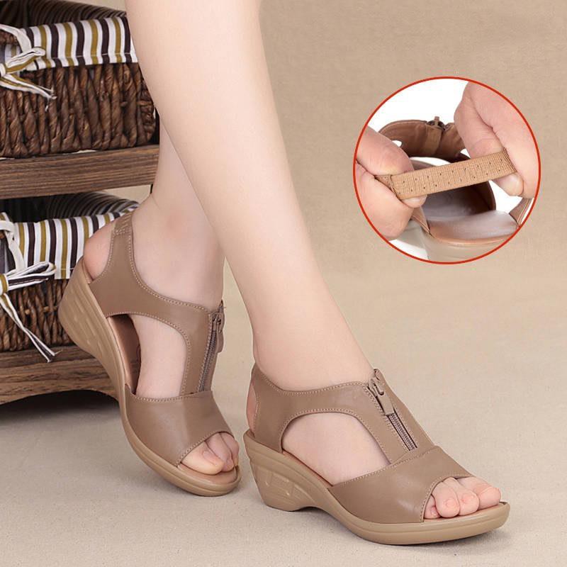sandal cao gót da nữ 👠 FREESHIP 👠da mềm cho bà cho mẹ