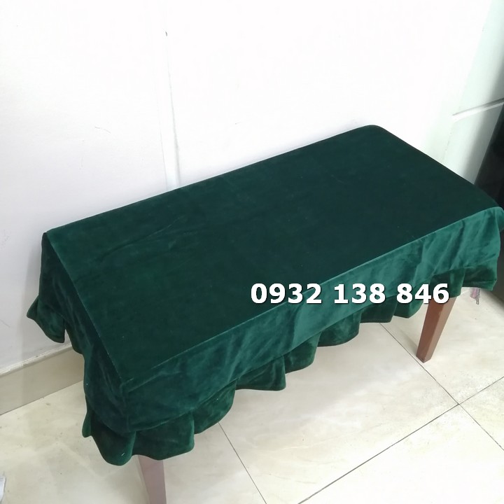 KHĂN PHỦ GHẾ ĐÀN PIANO CƠ LOẠI PHỦ GHẾ ĐÔI