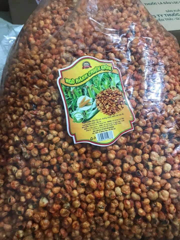 500g Ngô rang khô bò lá chanh