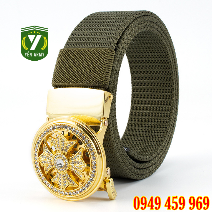 Dây Lưng Lính - Thắt Lưng Lính Mỹ - Dây Nịt Vải Bố Xịn