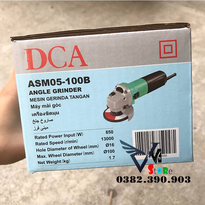 Máy mài góc - Máy mài góc 850W DCA ASM05-100B - máy mài DCA ASM05-100