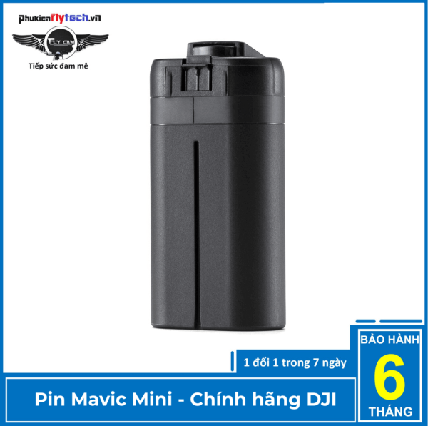 Pin Mavic Mini – Original Mavic Mini Battery - Hàng chính hãng DJI - Pin thông minh - 2400 mAh - Bảo đảm thời gian bay dài - Tăng thêm trải nhiệm của người dùng lâu hơn