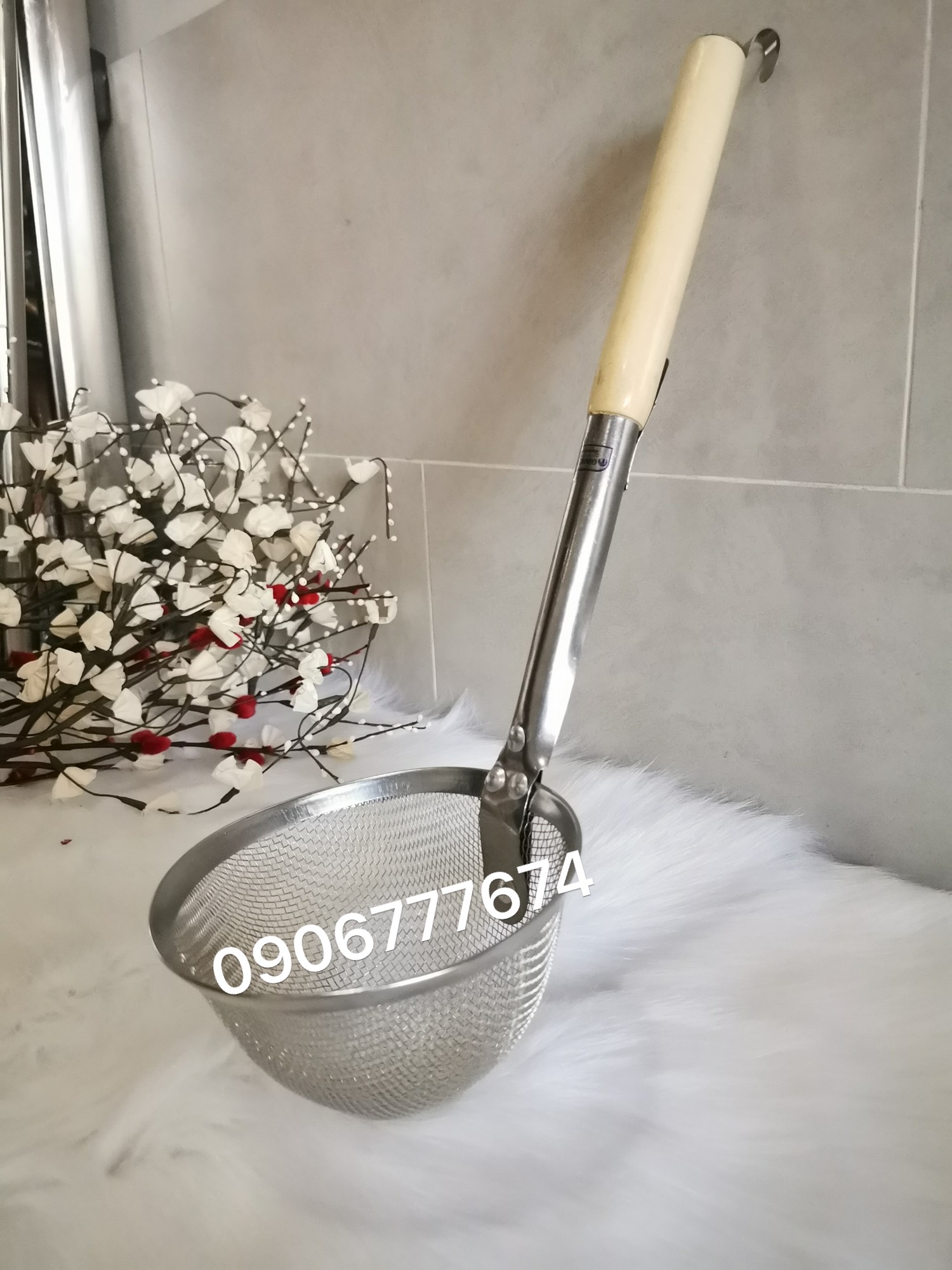 Vợt Trụng Hủ Tiếu / Trụng Bún,Phở Cán Dài