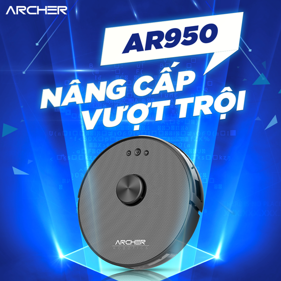 Robot hút bụi bản mới nhất Archer AR950, hàng chính hãng