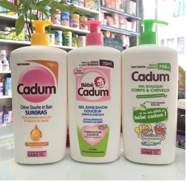 Tắm gội cadum 2 in 1 cho bé