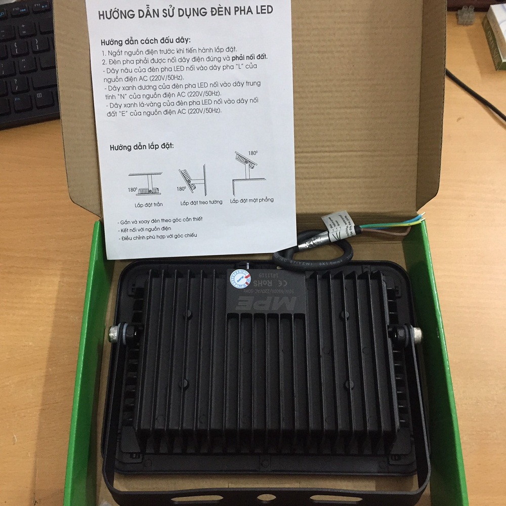 50W Mpe Led Headlight Waterproof Ip65 Model:Fld2-50