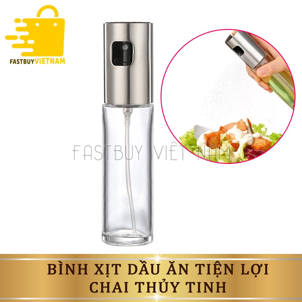 Bình Xịt Dầu Ăn Dạng Chai Tiện Dụng Kiểu Dáng Đẹp Dung Tích 135ml