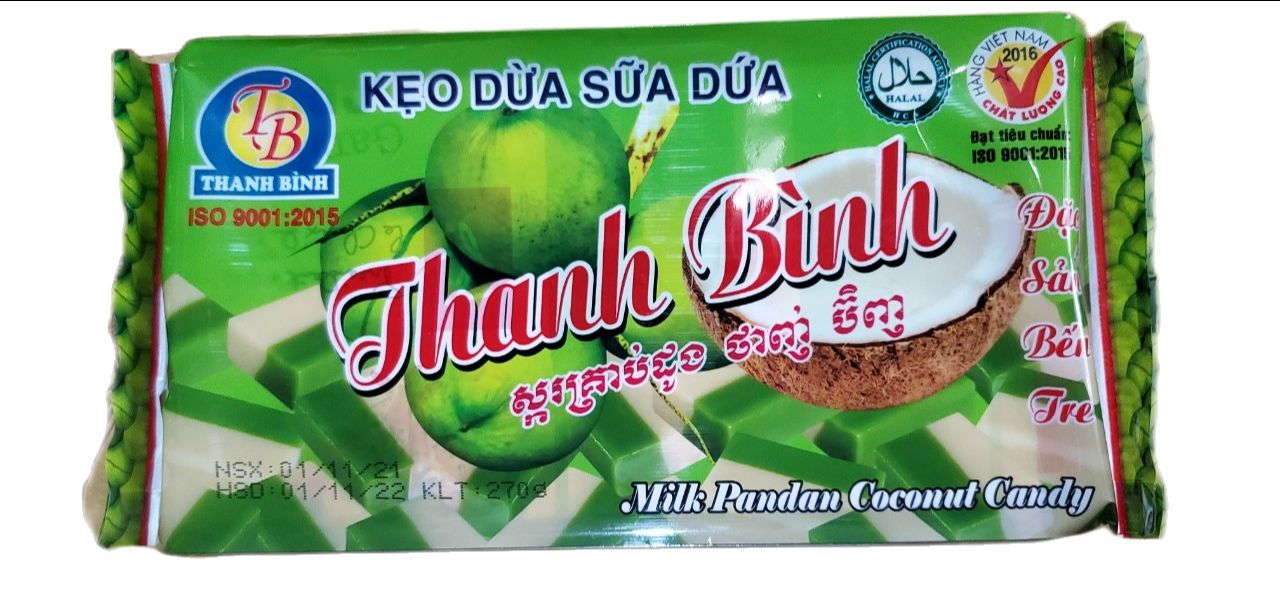 Kẹo Dừa Bến Tre Thanh Bình Gói 300g