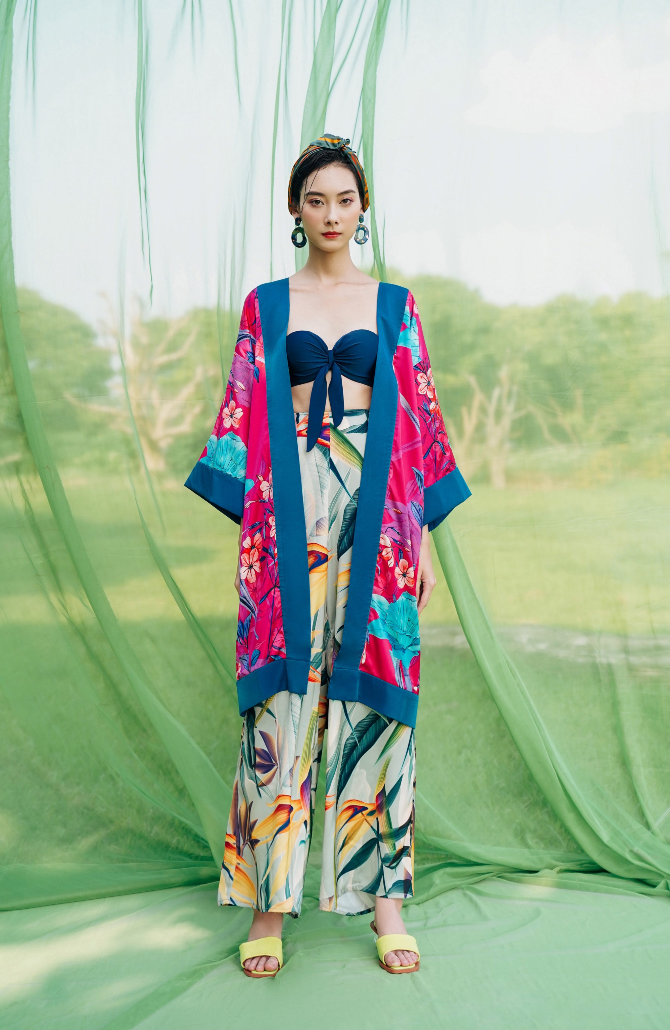 Xéo Xọ - Áo lụa Doris Kimono