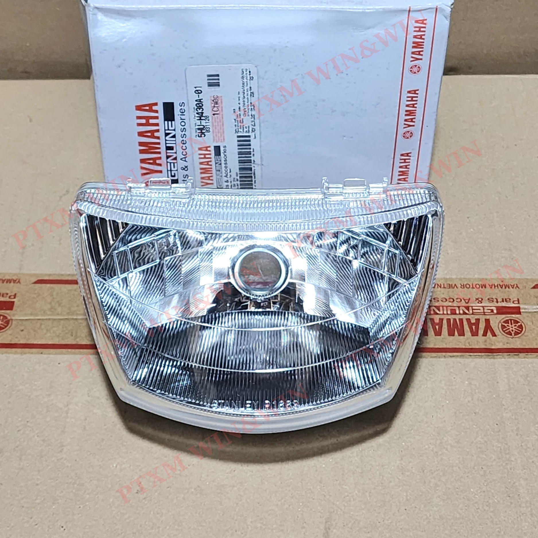 Đèn pha - chóa đèn pha trước sirius đời đầu zin yamaha vn - 5hu-h430a-01