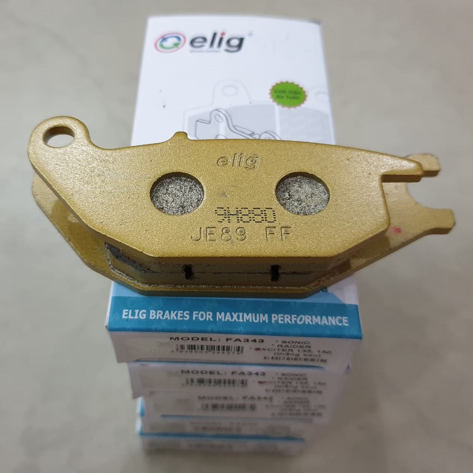 Bố thắng đĩa Elig Exciter 150 Trước + Sau