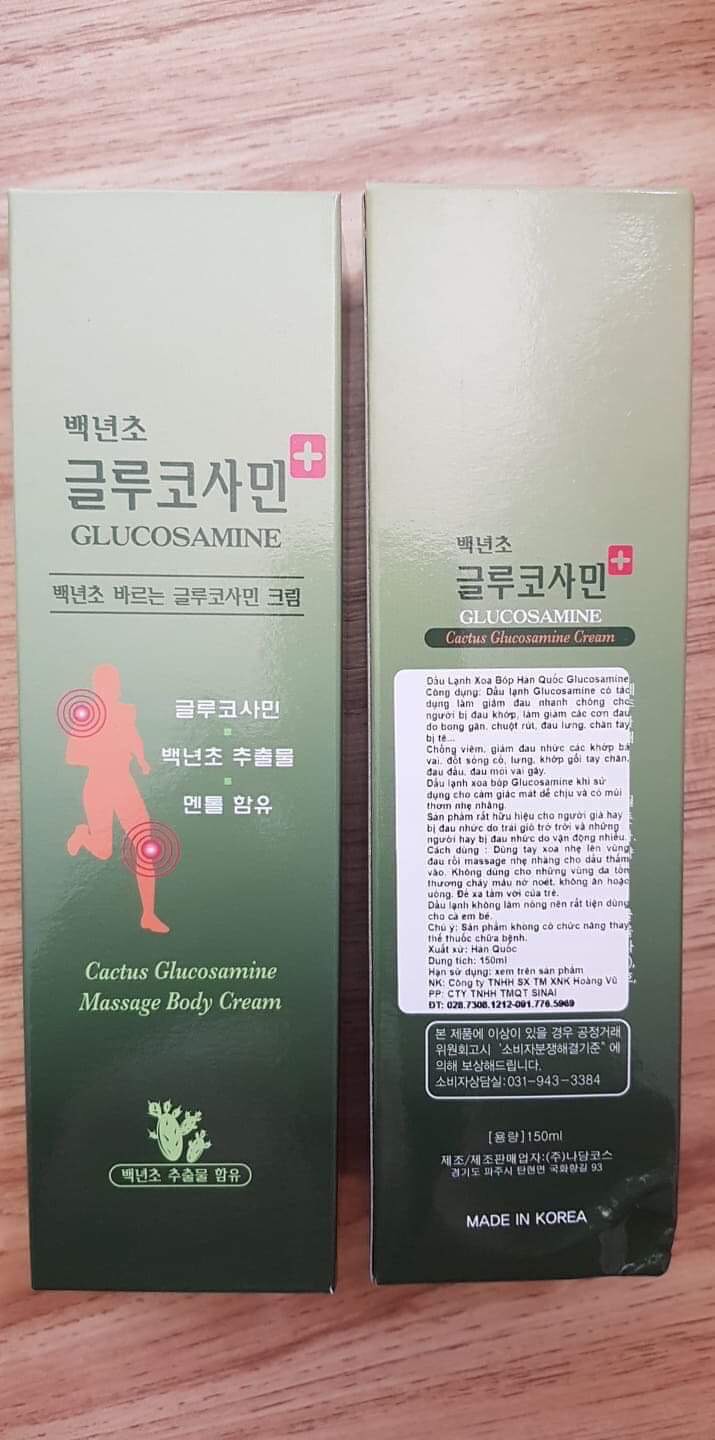 Dầu Lạnh Xoa bóp Glucosamine Hàn Quốc