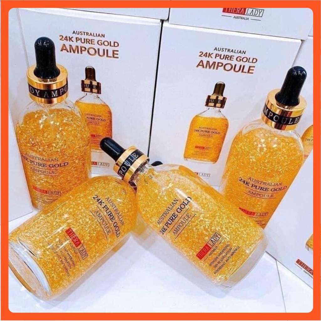 Serum Australia 24k Pure Gold Ampoule 100ml (serum vàng 24k cao cấp Thera Lady Úc)