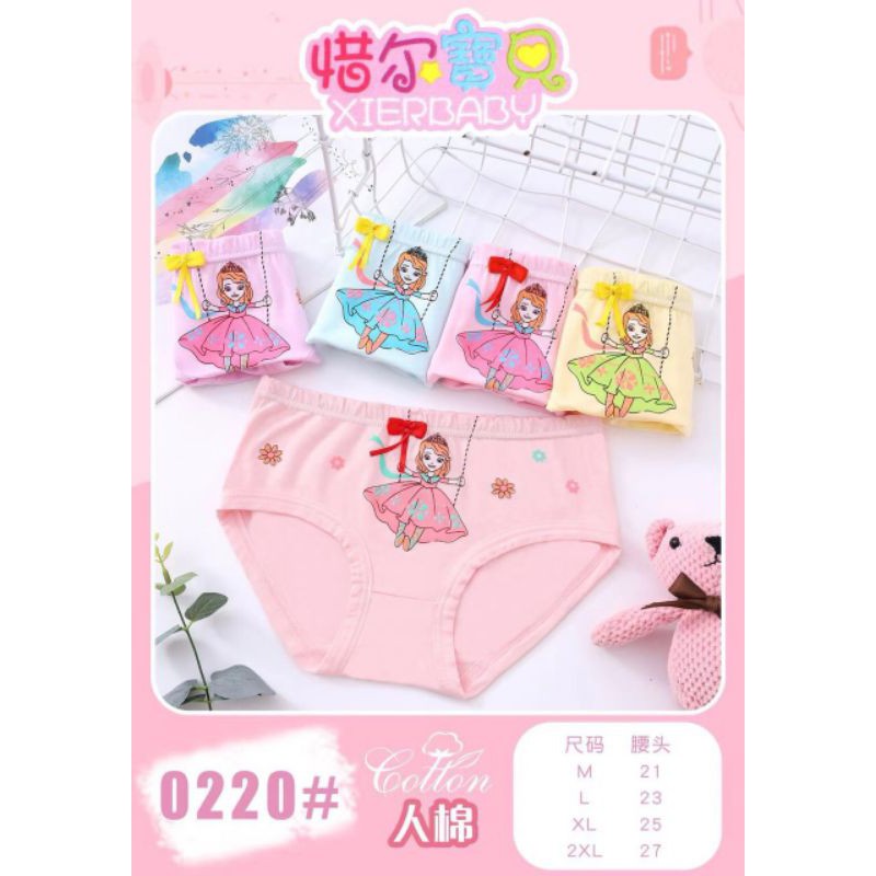 Quần chip tam giác cho bé gái