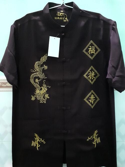 Áo sơ mi nam cổ tàu