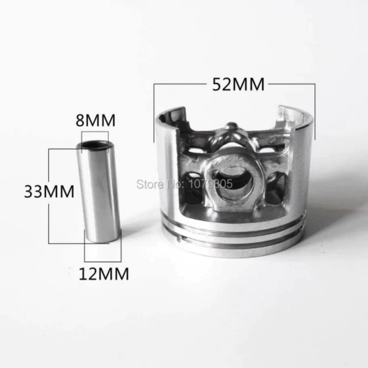 [TOP 1 LAZADA] Quả piston máy cưa xăng 381( piston, xéc măng, ắc, chốt)