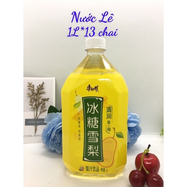 Nước Lê/Đào Đài Loan Các Vị Chai 1lit