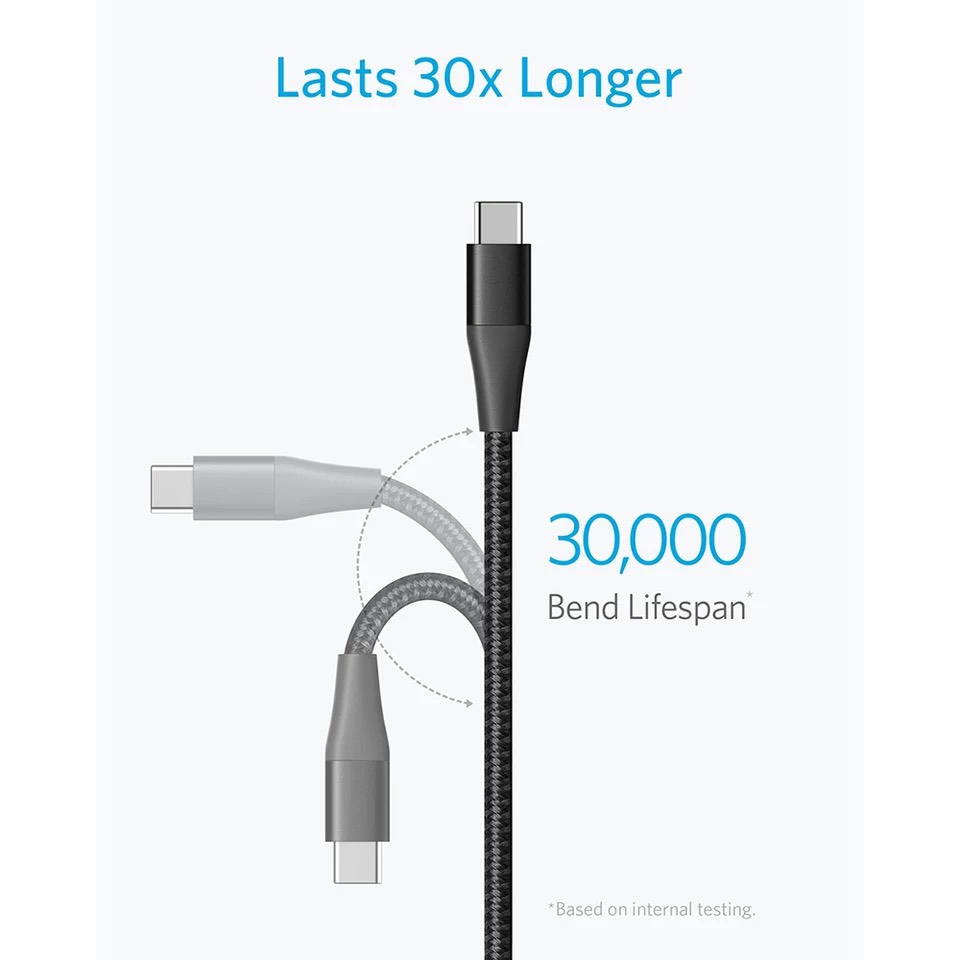 Cáp Anker Powerline +II Type C to USB-A