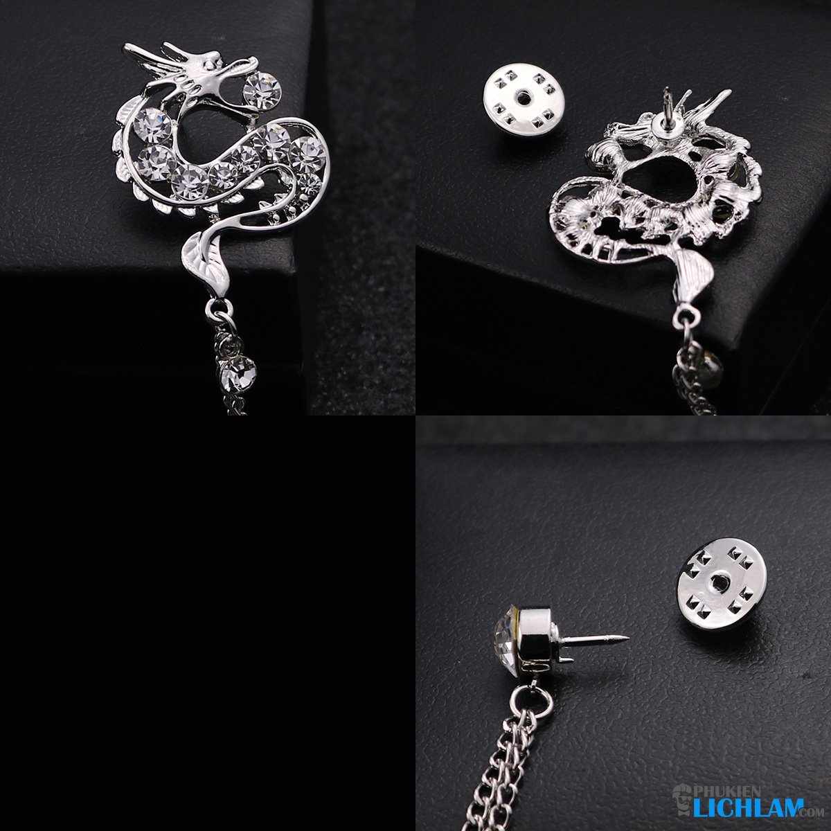 [HCM]Ghim cài áo vest nam QT846