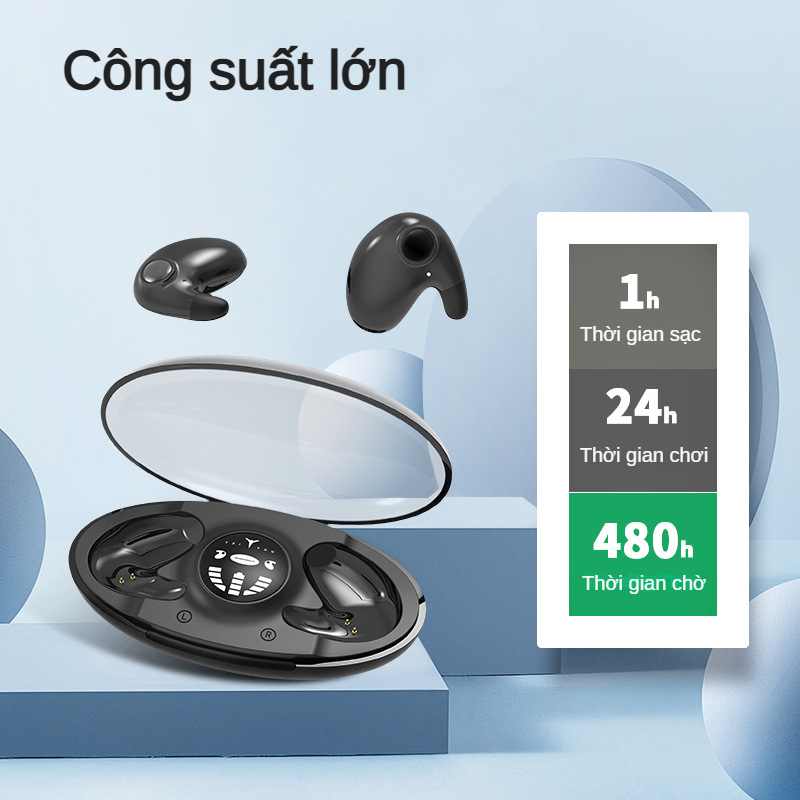 Tai Nghe Bluetooth Mới 2023 Chính Hãng Tai Nghe Nhét Tai Earbuds Mini Chống Ồn Chất Lượng Âm Thanh Hi-Fi Tai Nghe Kèm Micro Và Bộ Tai Nghe Power Case LED Hiển Thị Điện