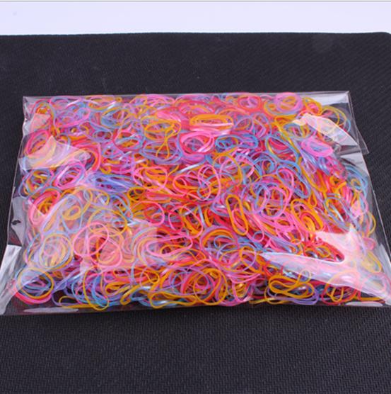 Túi 100g thun cột tóc size tí hon nhiều màu Phụ Kiện 68