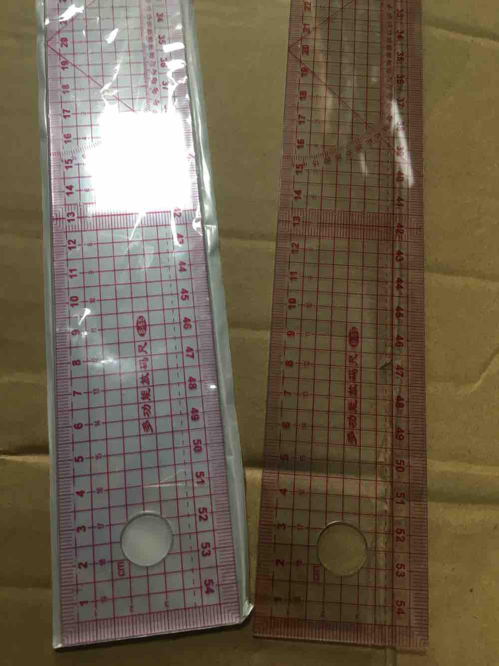 Thước nhựa thẳng 55 cm mika dẻo may đo