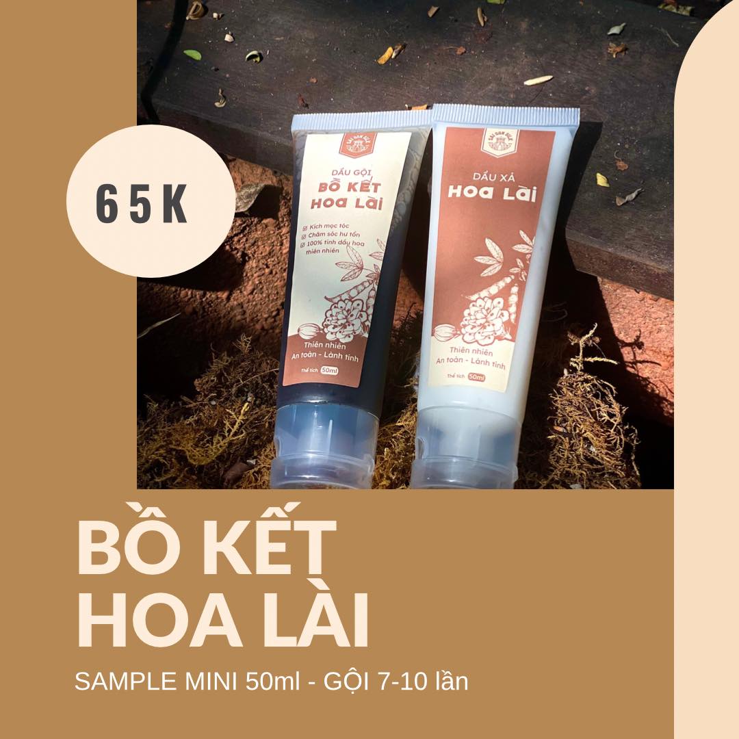 Bộ sưu tập Sample Gội Xả SAIGONSILK 50ml