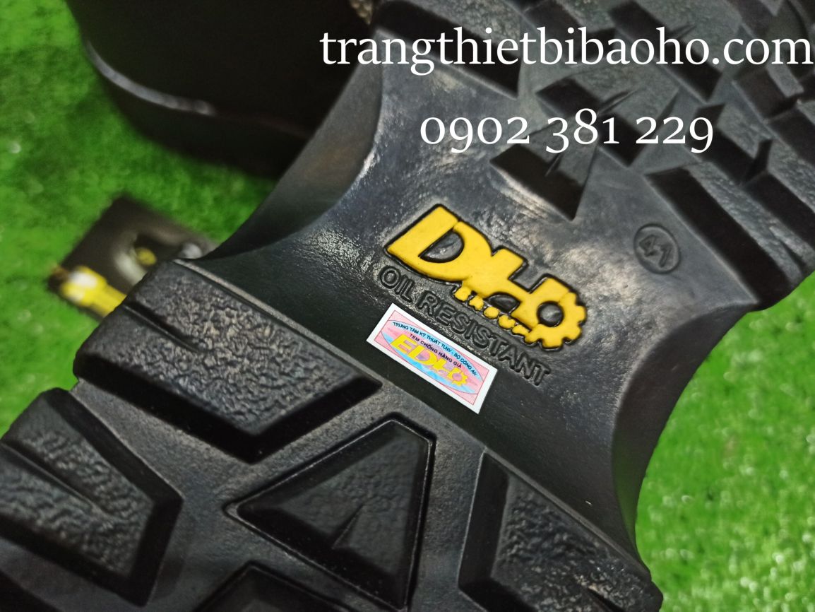 Giày bảo hộ lao động lao động DH-group cao cổ da sần