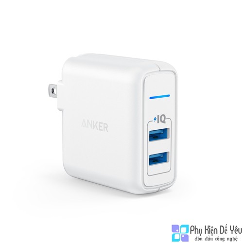 Sạc Anker PowerPort 2 Elite - 2 cổng, 24W