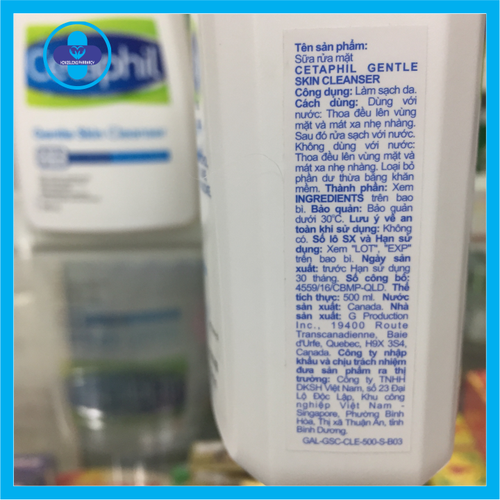 Sữa Rửa Mặt Cetaphil Gentle Skin Cleanser