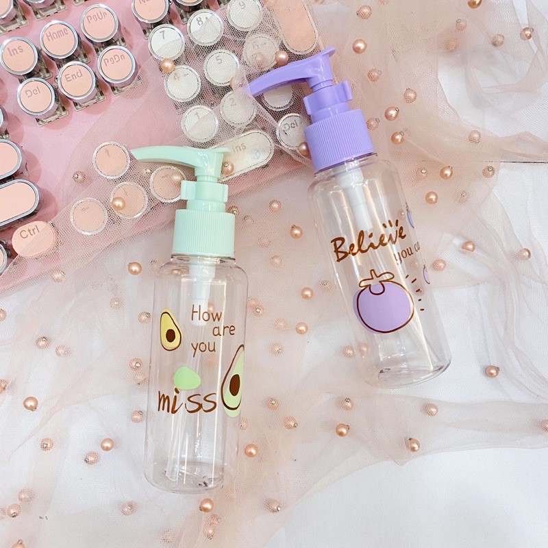 Cute multilayer travel mini cosmetic extract bottle (shiped random patterns)