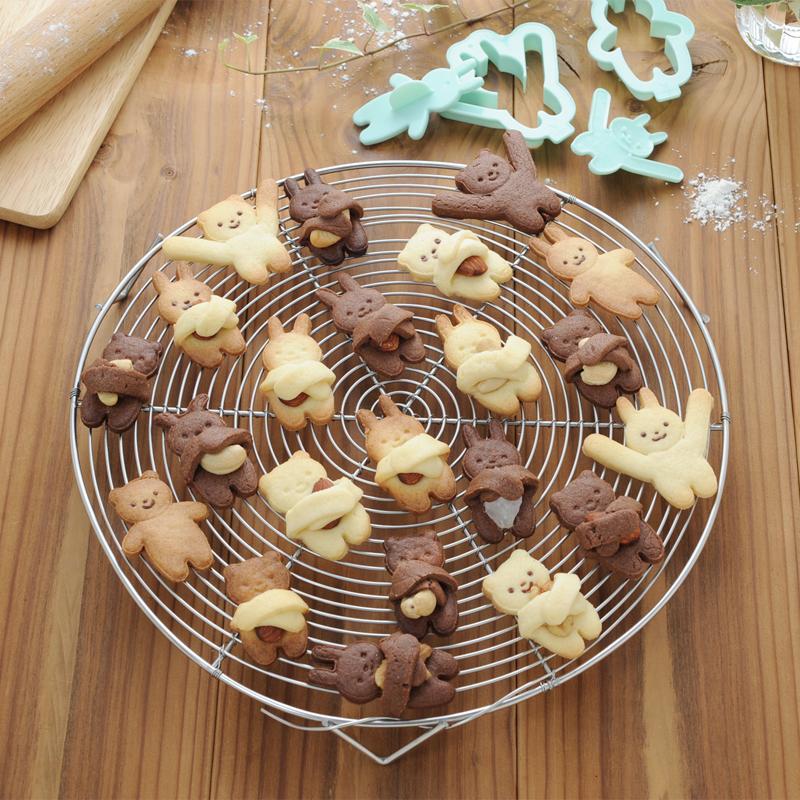 Bánh Quy Nướng Bộ Tạo Khuôn Hình Cookie Bộ Tạo Khuôn Hình Hoạt Hình Lập Thể Động Vật Sản Xuất Bánh Quy Dụng Cụ