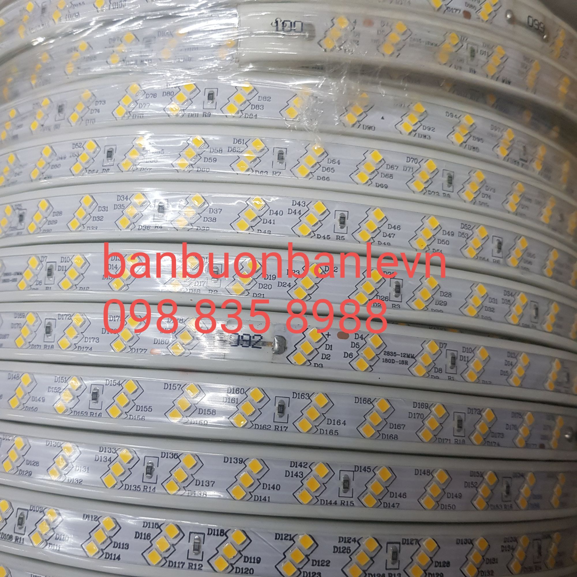 Đèn led dây 3 hàng led 2835 ASIA -180 Chip