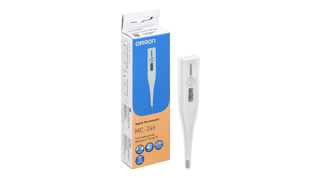 Nhiệt kế điện tử Omron MC-246 (Trắng)