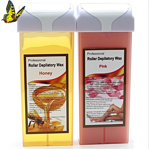Combo máy wax lông Depilatory + giấy wax+sáp mật ong