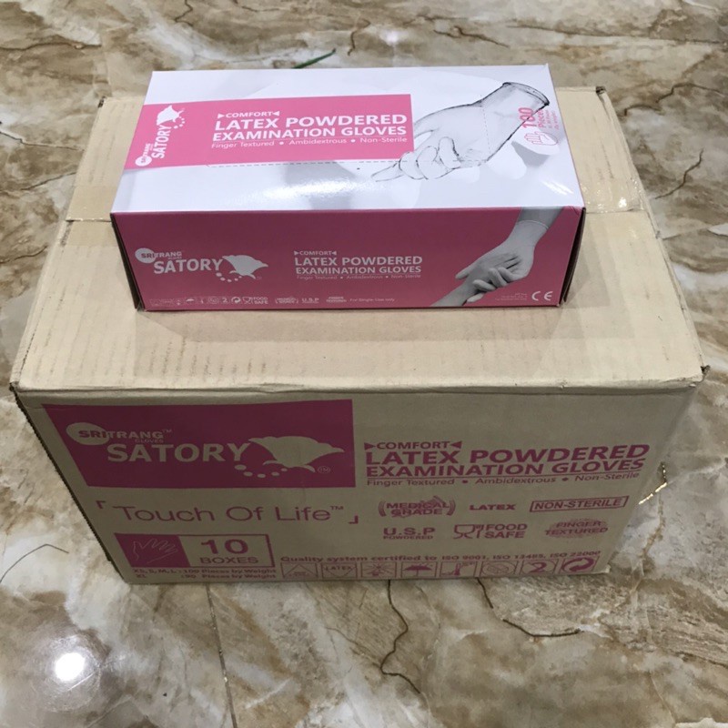 Găng Tay Y Tế Latex Có Bột