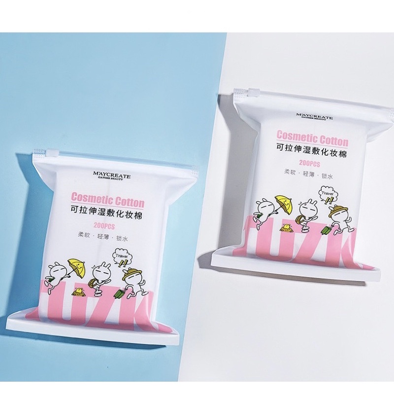 Bông tẩy trang MayCreate 200 miếng